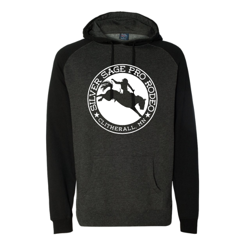 Adult Independent Trading Co. Raglan Hooded Sweatshirt