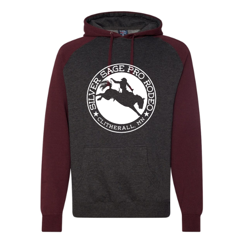 Adult Independent Trading Co. Raglan Hooded Sweatshirt