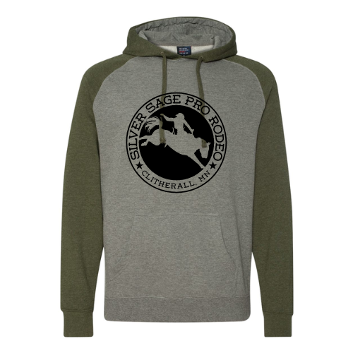 Adult Independent Trading Co. Raglan Hooded Sweatshirt