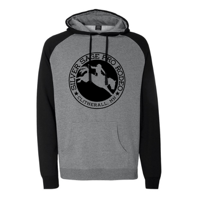 Adult Independent Trading Co. Raglan Hooded Sweatshirt