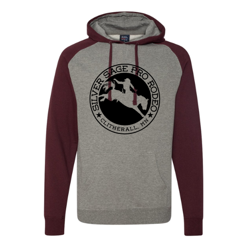 Adult Independent Trading Co. Raglan Hooded Sweatshirt