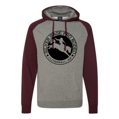 Adult Independent Trading Co. Raglan Hooded Sweatshirt