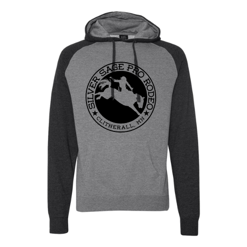 Adult Independent Trading Co. Raglan Hooded Sweatshirt