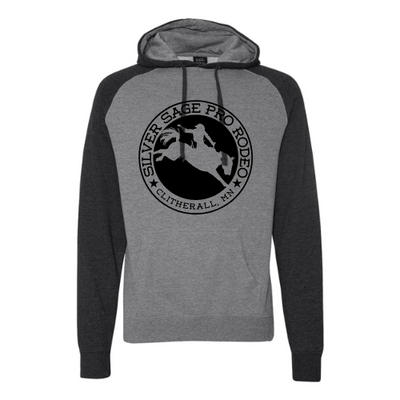 Adult Independent Trading Co. Raglan Hooded Sweatshirt