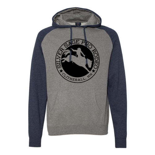 Adult Independent Trading Co. Raglan Hooded Sweatshirt