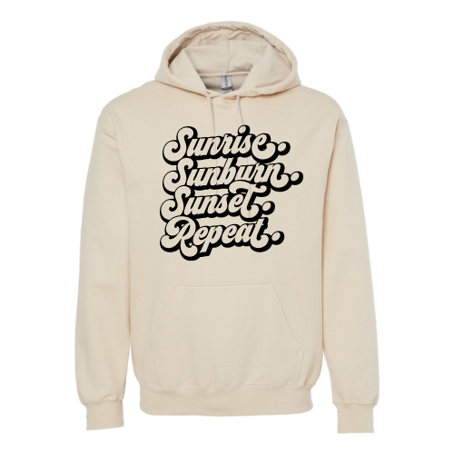 Sunrise Sunburn Sunset Repeat Sweatshirt