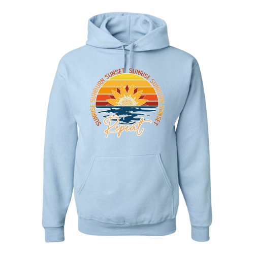 Sunrise Sunburn Sunset Repeat Sweatshirt