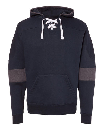 J. America Sport Colorblocked Hooded Sweatshirt