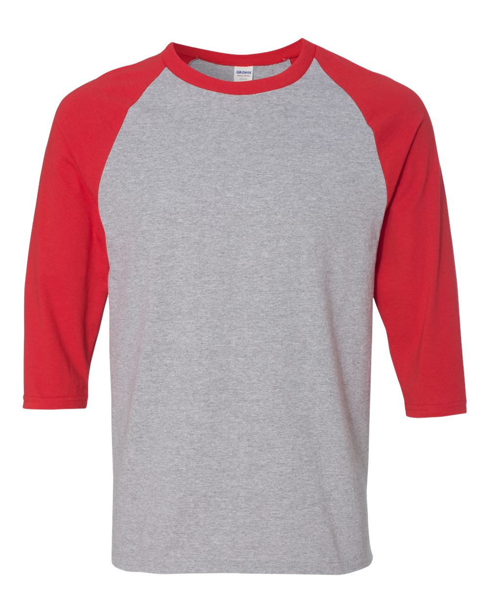 Gildan Heavy Cotton Raglan Three-Quarter Sleeve T-Shirt