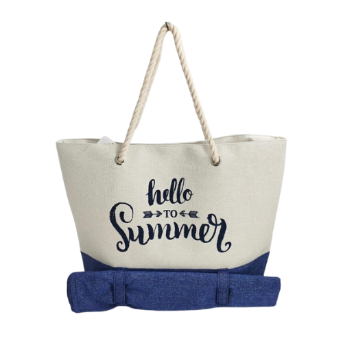 Beach Bag with Beach Towel