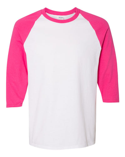 Gildan Heavy Cotton Raglan Three-Quarter Sleeve T-Shirt