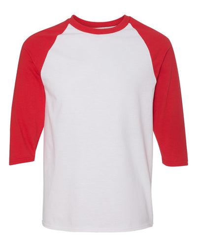 Gildan Heavy Cotton Raglan Three-Quarter Sleeve T-Shirt